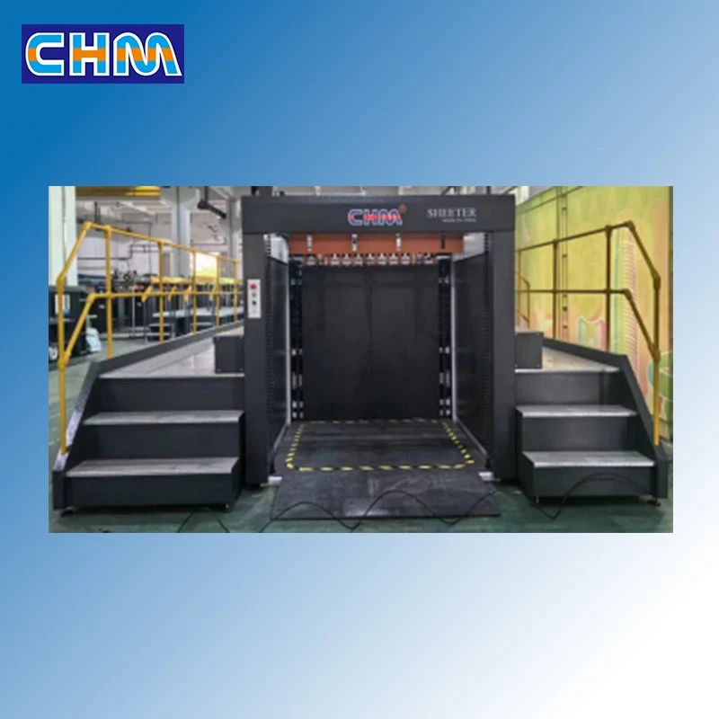 High End Synchro Double Rotary Knife Paper Sheeter Machine factory